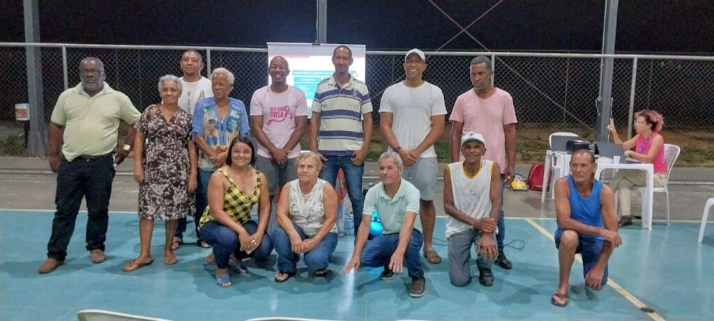 A atingida Alessandra Maria de Oliveira em Espaço da Aedas